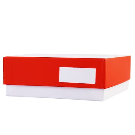 Cole Parmer Colored Micro-Tube Freezer Box, Orange 181058-O